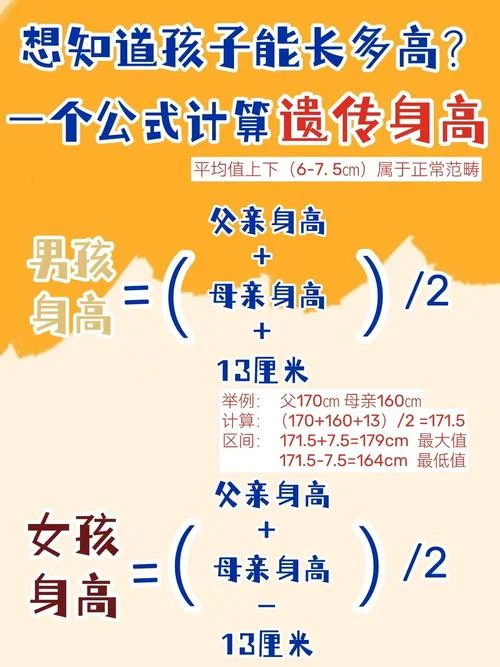 小孩身高体重计算公式_1