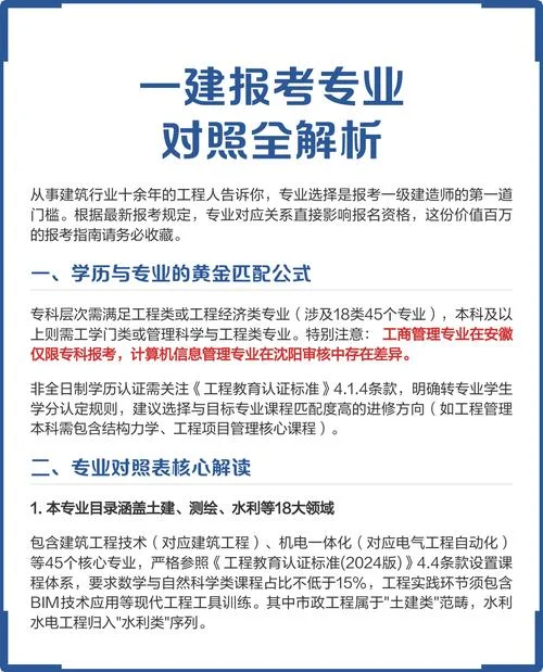 建造师一级有哪些专业_2