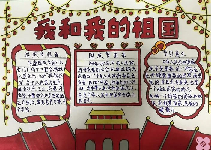 关于热爱祖国的手抄报_1
