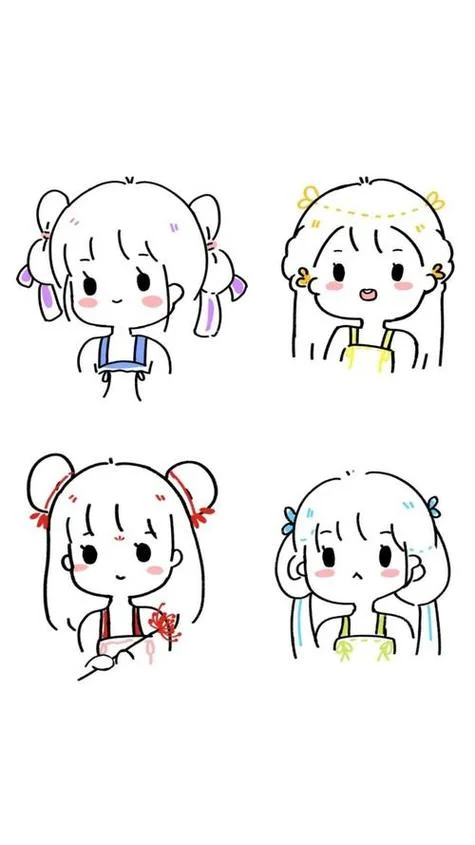 简笔画小人可爱画法_2