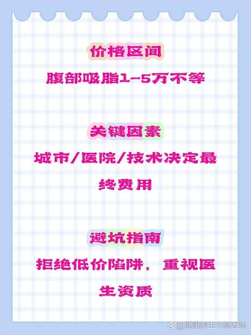 多少钱腹部抽脂需要多少_2