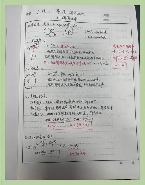 圆周公式物理高中_1