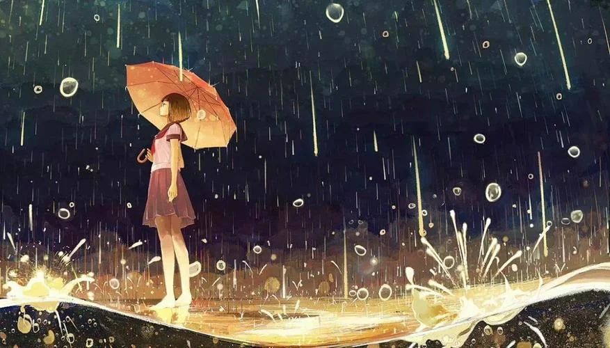 梦见下雨拾到雨伞_1