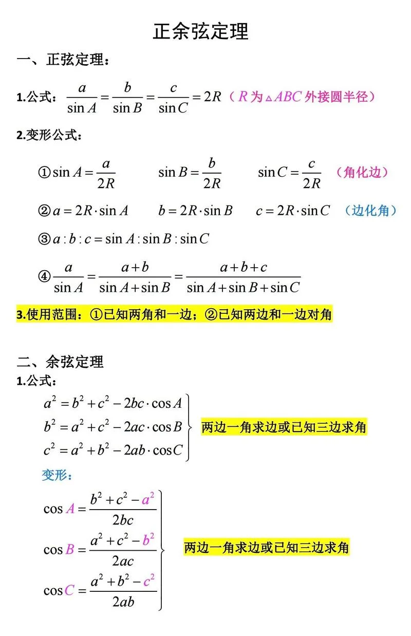 三角形余弦定理ppt_2