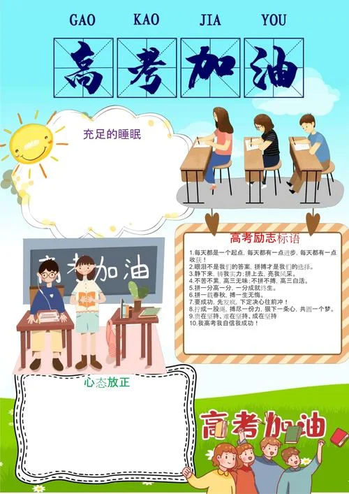 备战高考手抄报图片_1