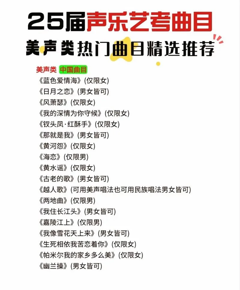 艺考音乐艺术生考什么-艺考音乐生考什么