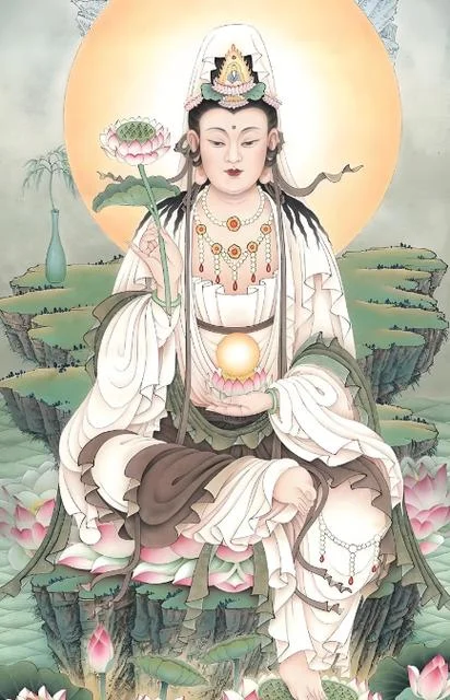 女人梦见佛像发光_2