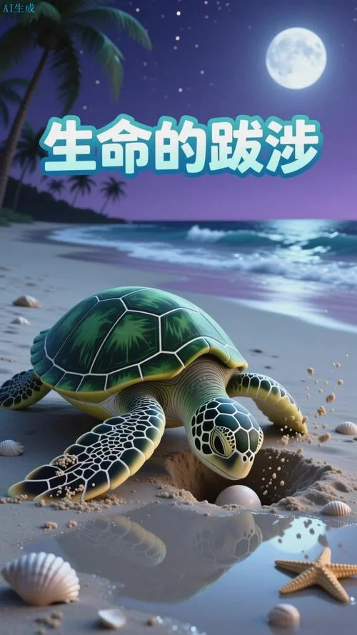 梦见大海龟上岸_2