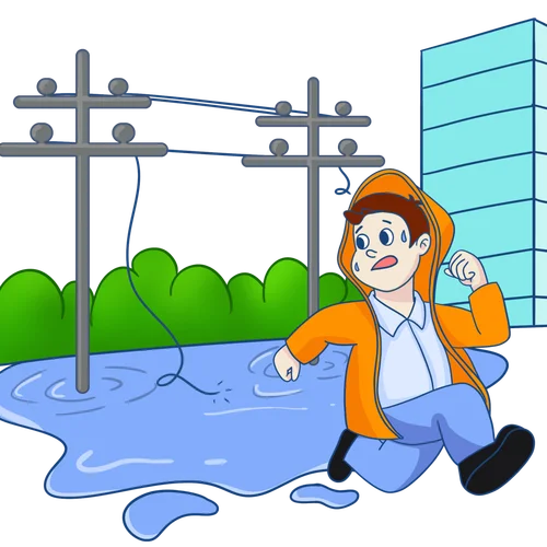 梦见下雨天被电击_1