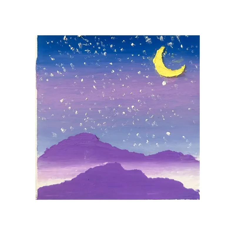 超简单的星空图怎么画_1