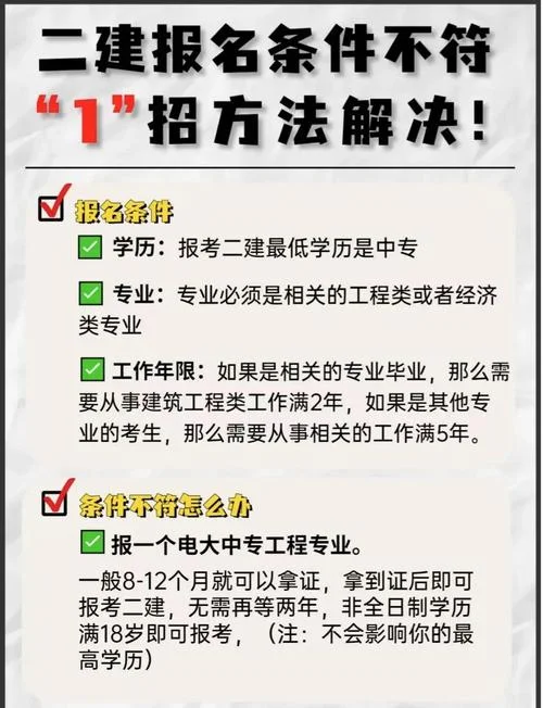 非专业报考二建-非专业报考二建