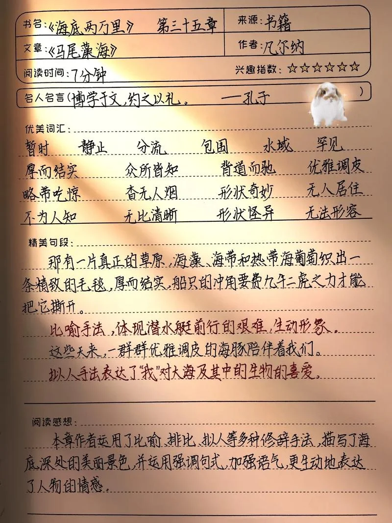 海底两万里的读书感悟-海底两万读感悟