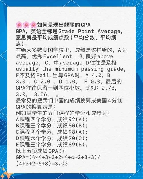 gpa成绩计算公式_2