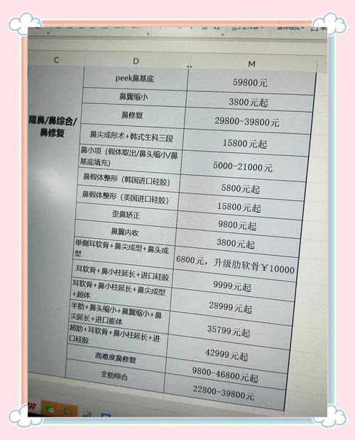 永久隆鼻需要多少钱_2