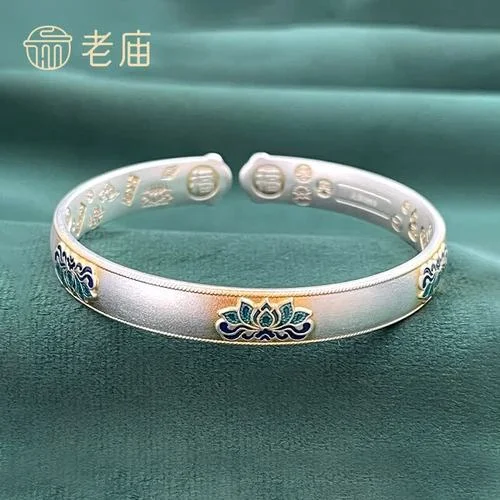 老庙银手镯多少钱一克_1