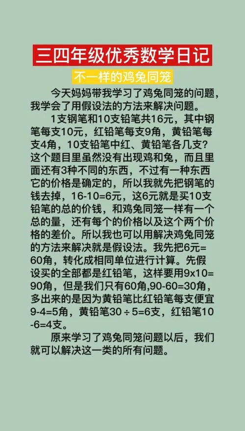 数学日记怎么写比赛类-数学日记竞赛怎么写