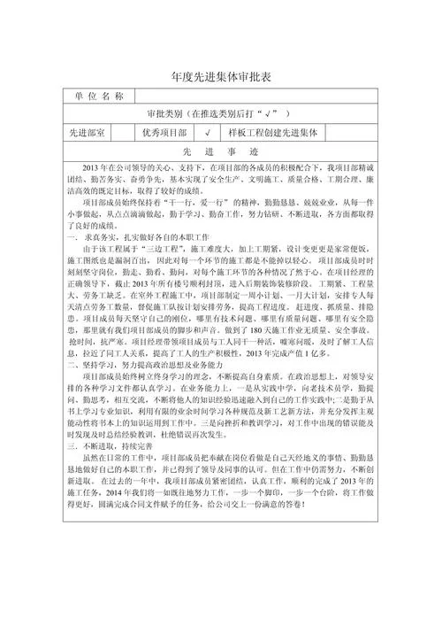 项目经理申报-项目经理申报