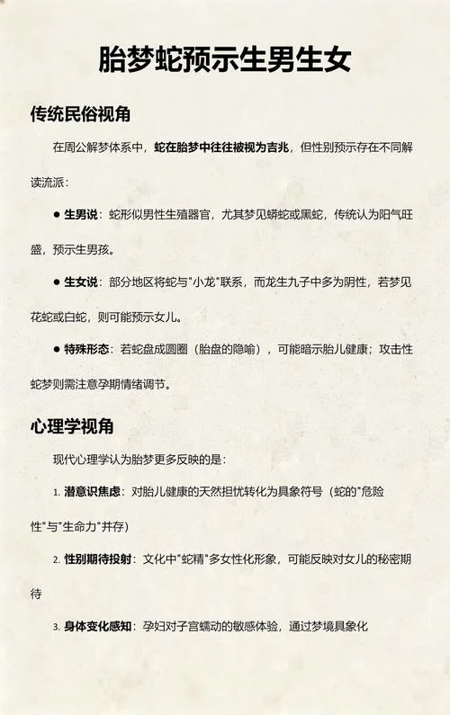 胎梦夏天梦见蛇_1