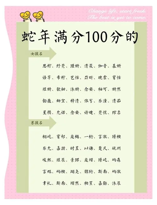 2013年蛇年宝宝起名-2013 蛇年婴儿起名