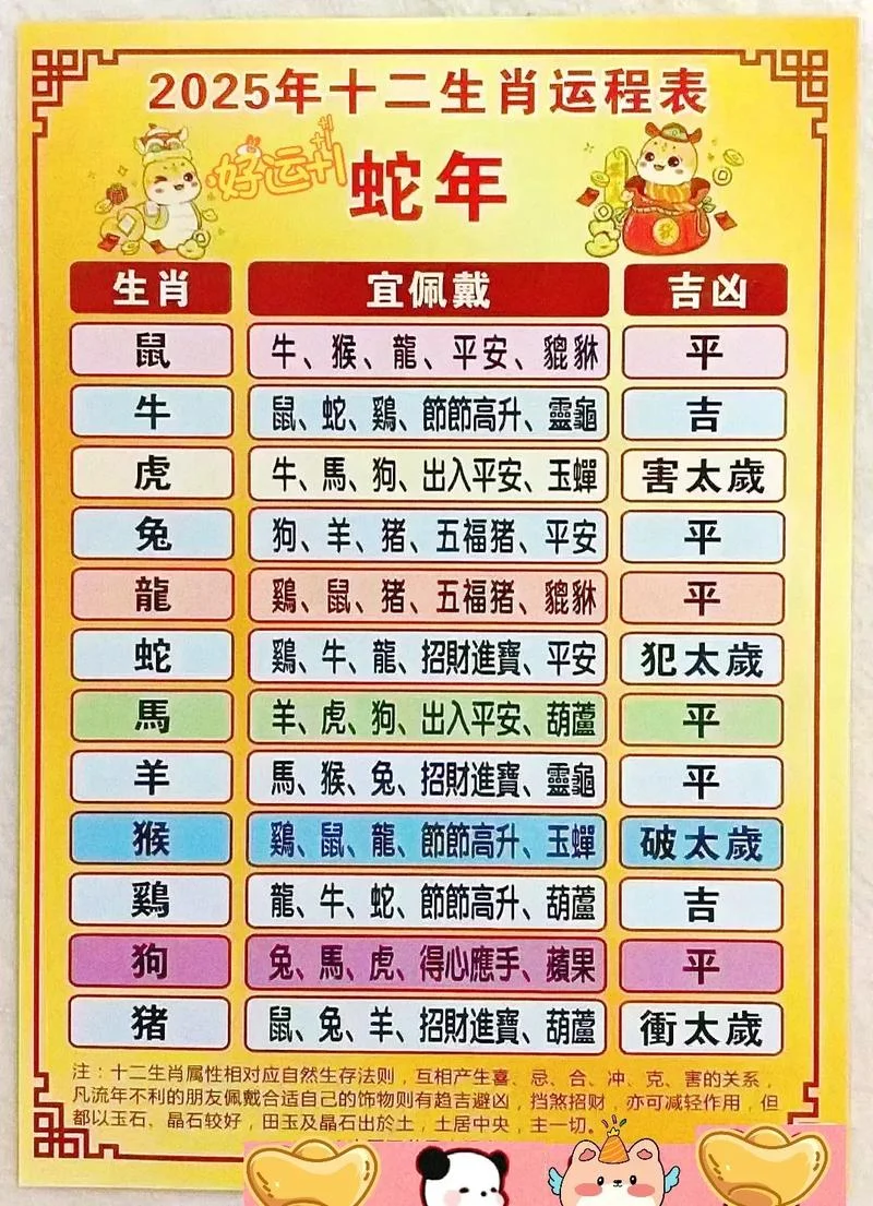 2022年生肖运势一览表-2022 生肖运势一览表