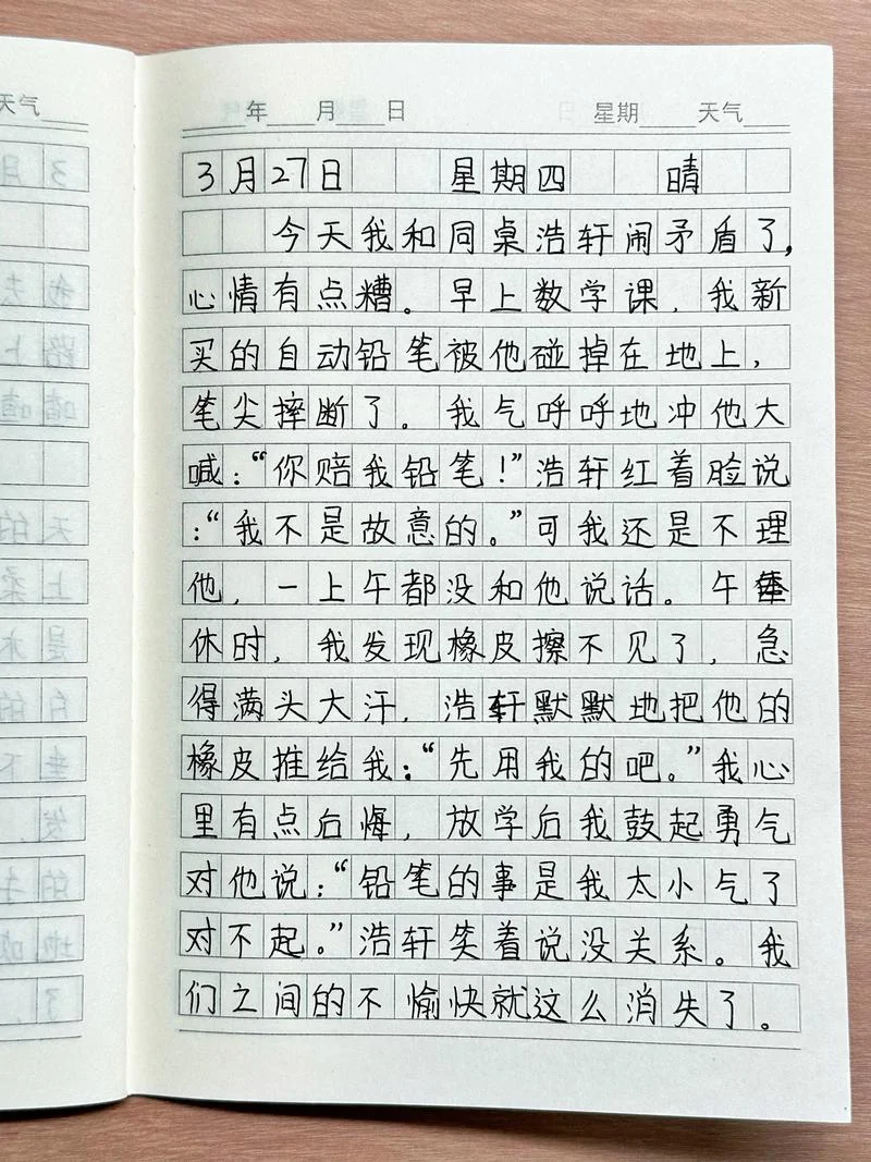 用日记的形式写作文-日记形式写作文