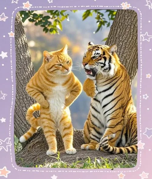 梦见猫和狗和老虎_2