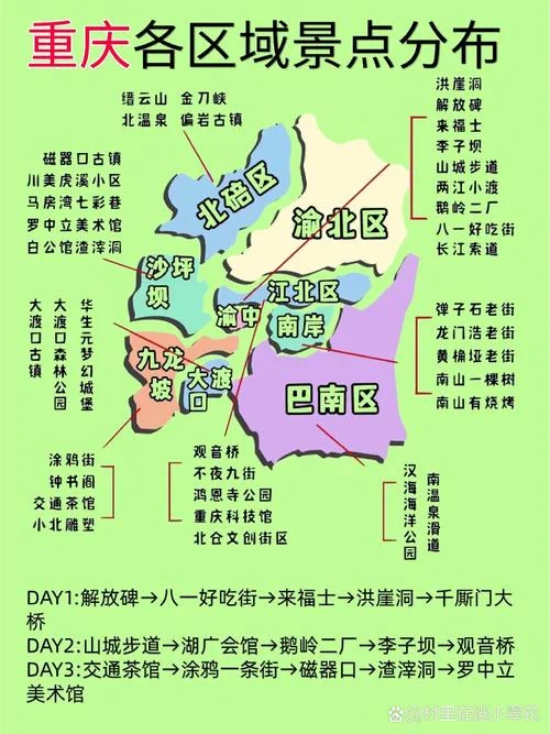 重庆景点地图全图_1