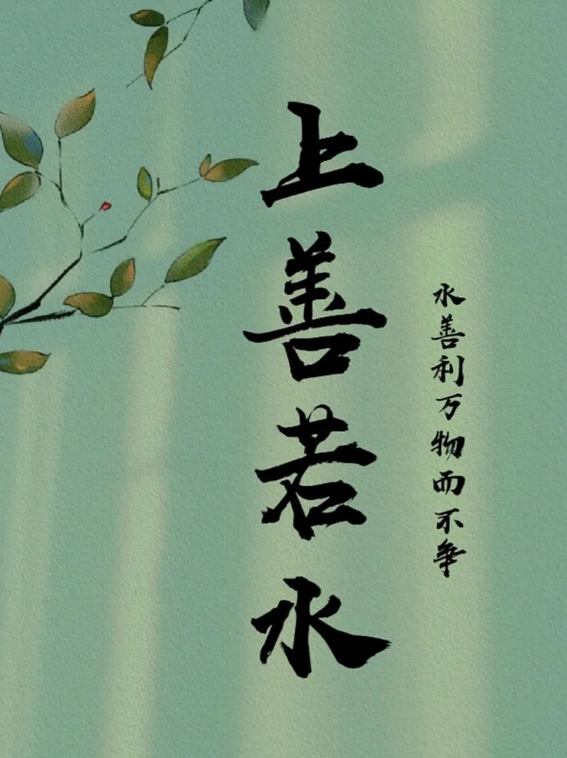 上善若水适用于什么人-利万物不争者