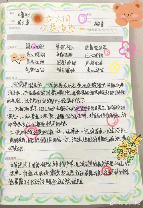 童年的读书笔记感悟-