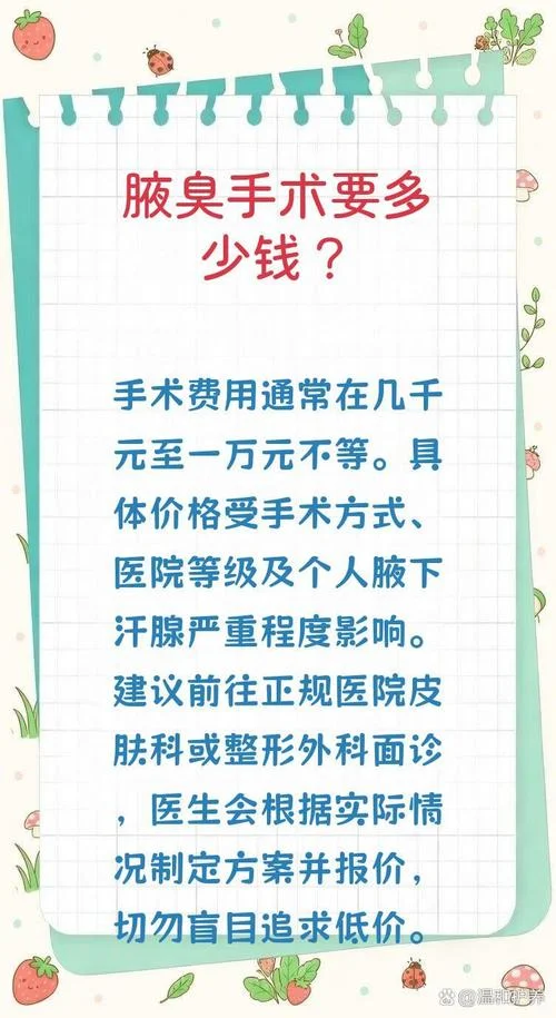 微创腋臭术需要多少钱_1