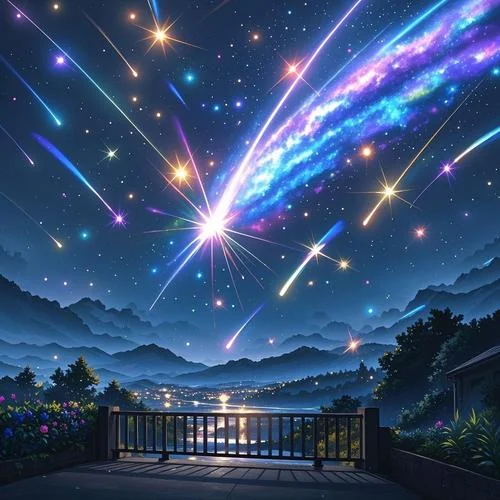 梦见流星雨很多次_2