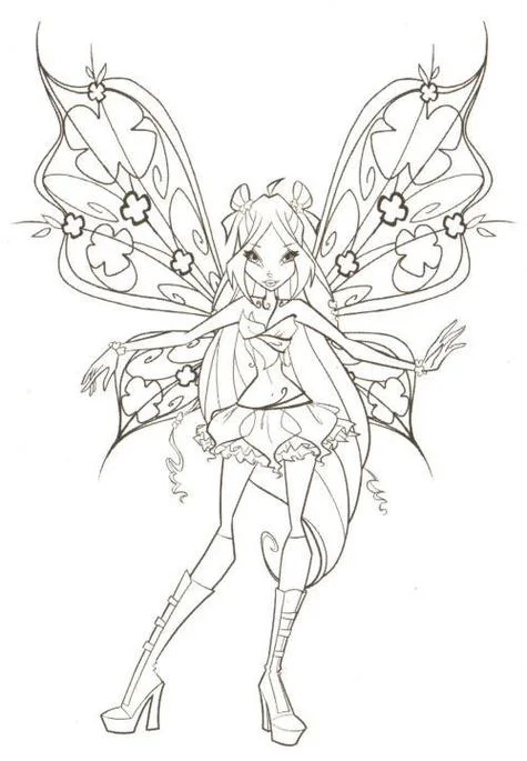 小精灵简笔画大全_2