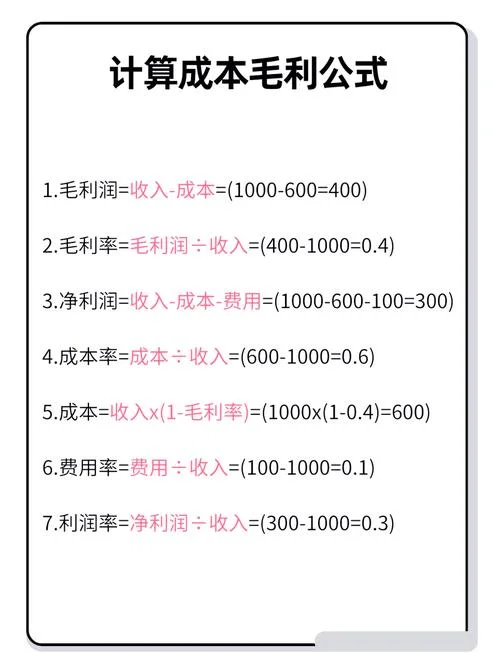 展业成本计算公式_1