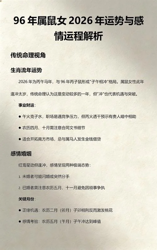 2020属鼠1996的人全年运势_1