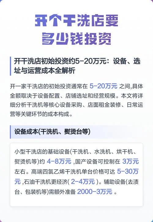 开个干洗店大概能投资多少钱_1