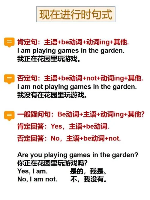 现在进行时的结构公式_2