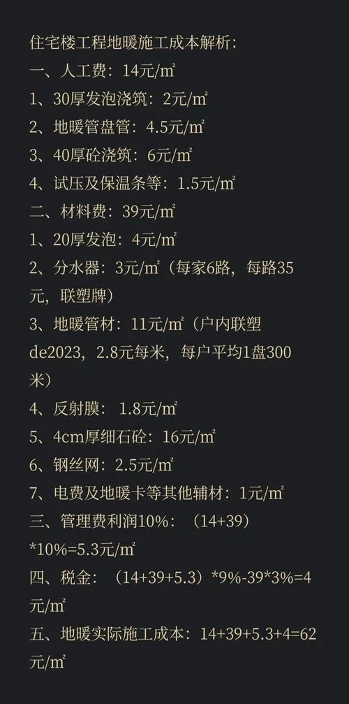 电采暖一平方米多少钱_1