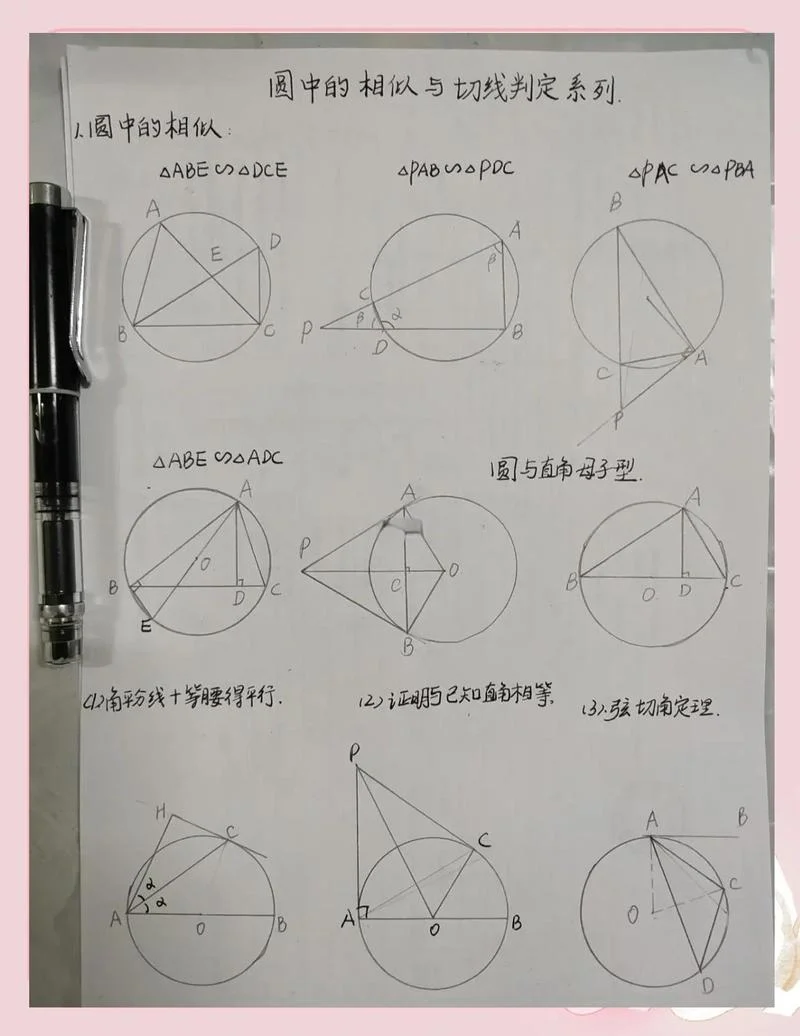 圆与直线相切定理_2