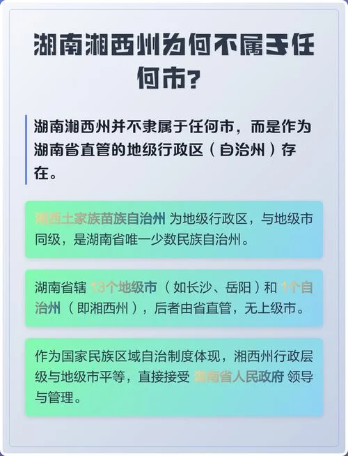 湖南省湘西州是哪个市-湖南省湘西州归属