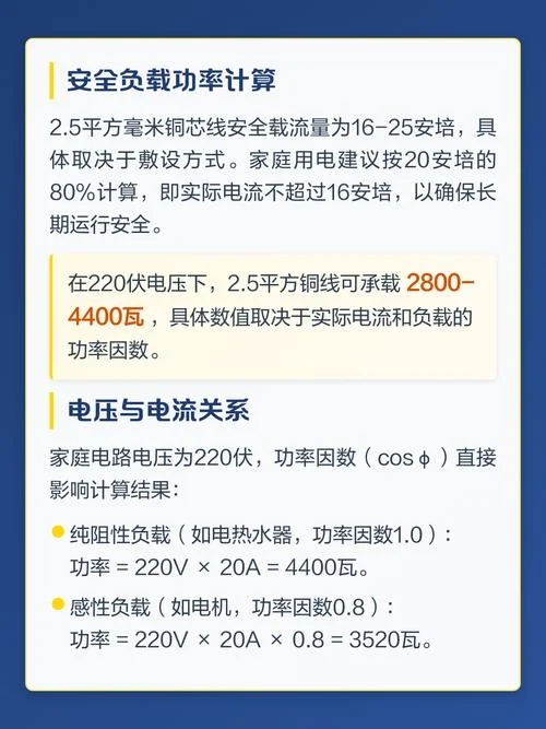 铜线负载功率计算公式_1