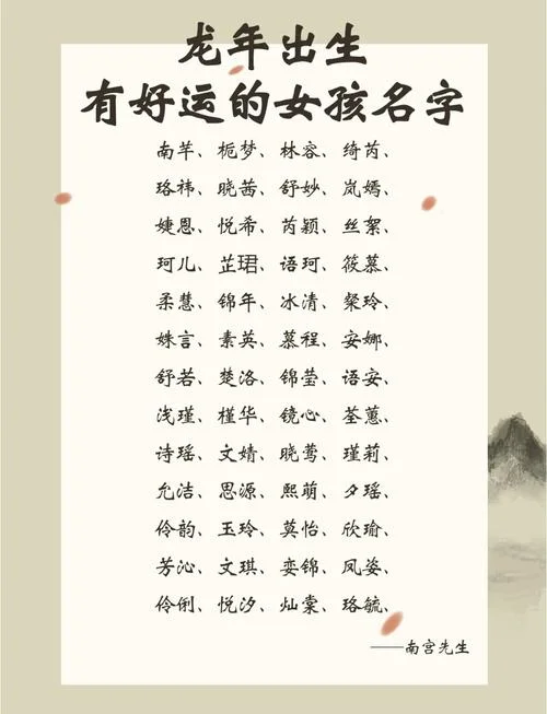 女孩怎么起名带龙-女孩起名带龙技巧