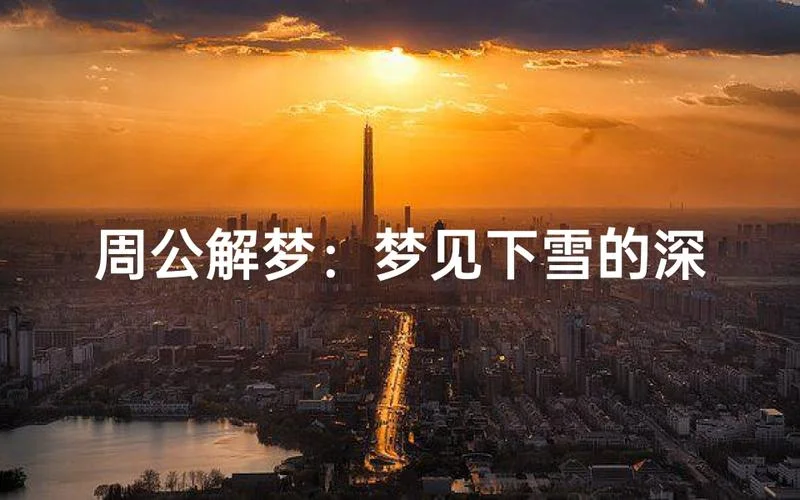 女人梦见下雪什么预兆_2