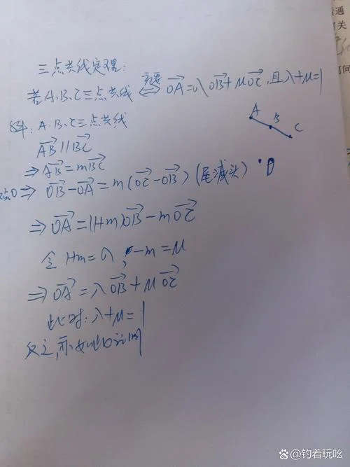 三点共线定理秒杀技巧_2