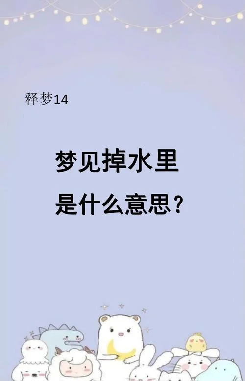 梦见手机掉水里捡起来_1
