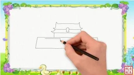 天安门怎么画二年级-天安门简笔画
