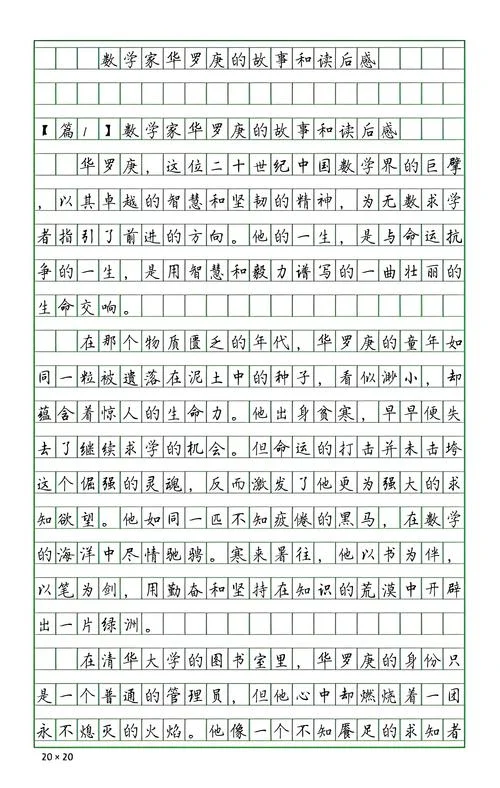 数学家的故事读后感400-数学故事读后感400字