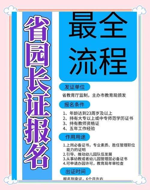 园长证在哪里报考-园长证报考指南