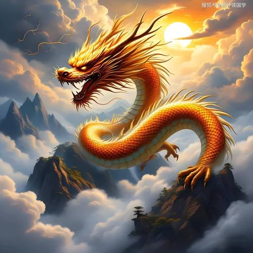 梦见天上有龙发怒打雷_2