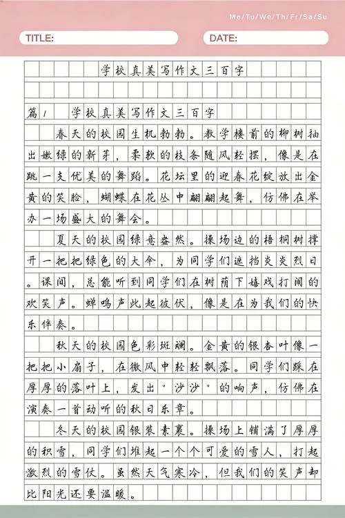 校园美景作文怎么写_1