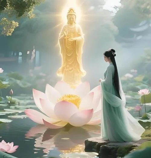梦见拜观音菩萨求佛像_1